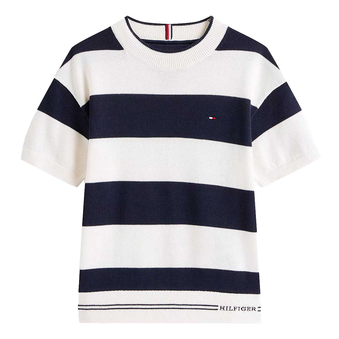 Tommy Hilfiger Rugby Stripe Sweater SS 8-10Y